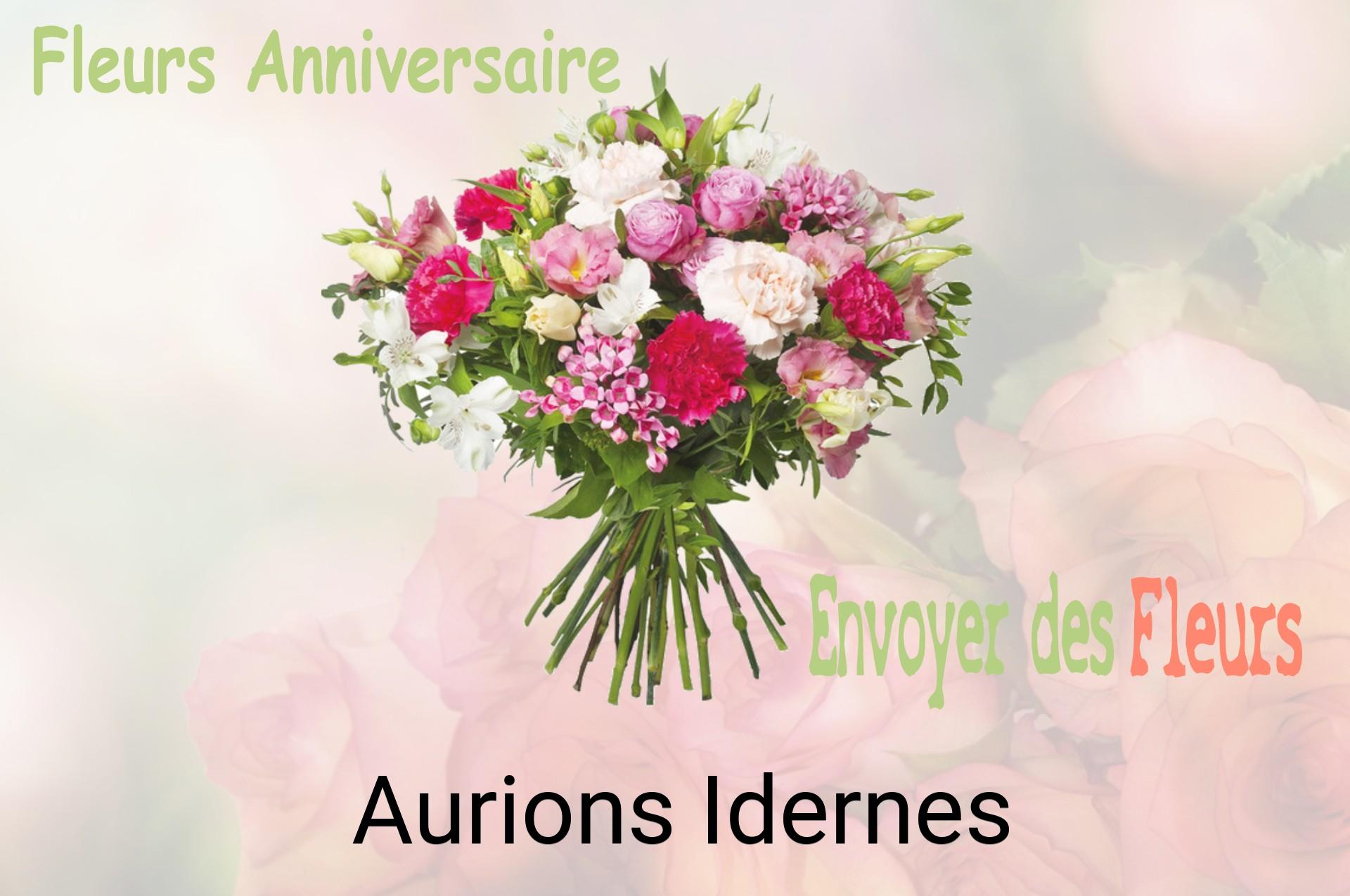 Bouquet de fleurs d’anniversaire livré à Aurions-Idernes
